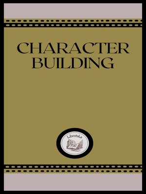 cover image of CHARACTER BUILDING